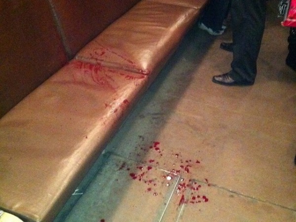 Кровь в метро