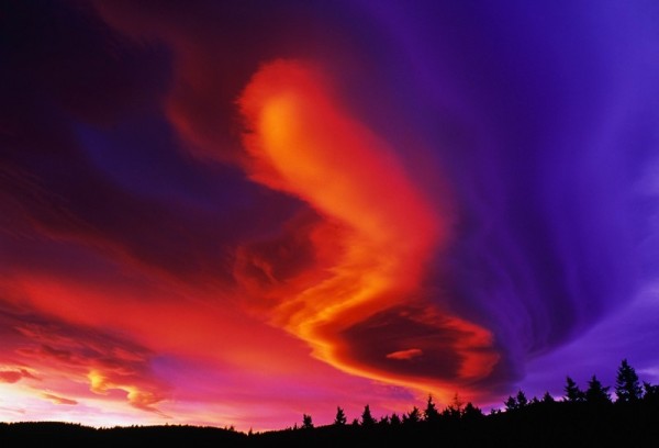 Colorful Clouds at Sunset Leduc, Alberta, Canada