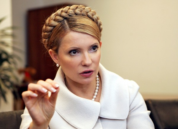 KIEV, UKRAINE. Kiev's Korrespondent magazine names former Prime Minister of Ukraine Yulia Tymoshenko the Person of the Year 2005. (Photo ITAR-TASS / Alexander Prokopenko)