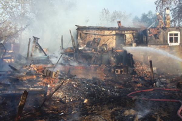 Пожар в Екатеринбурге