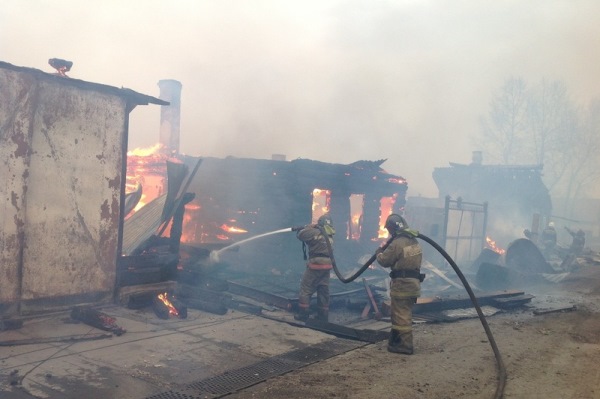 Подмосковье пожар