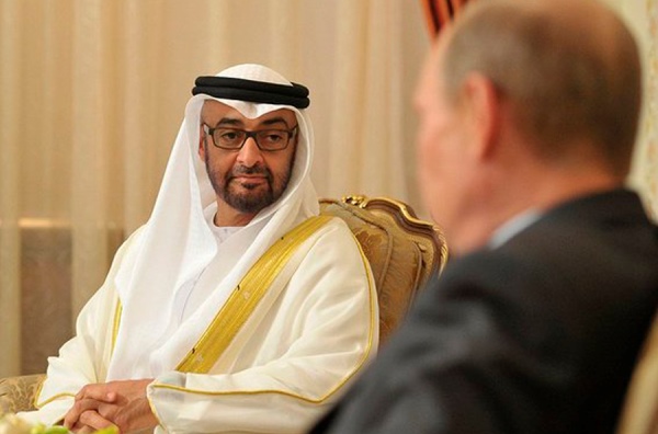 Путин и принц Абу-Даби