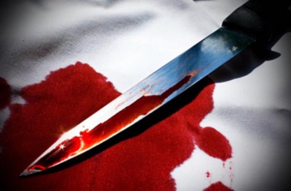 псих с ножом