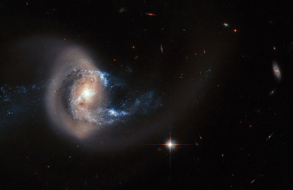столкновение галактик