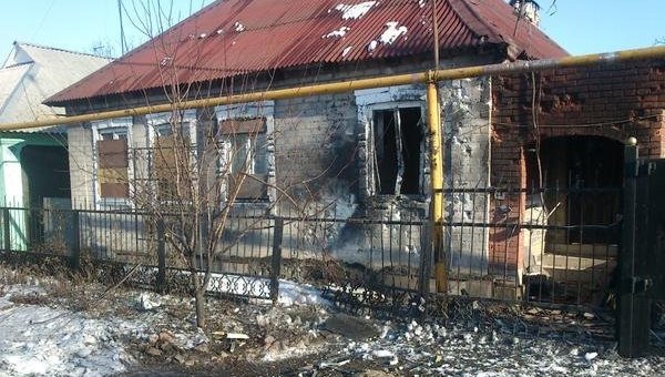 обстрел в Донбассе
