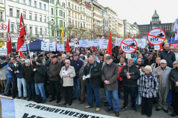митинг в Праге