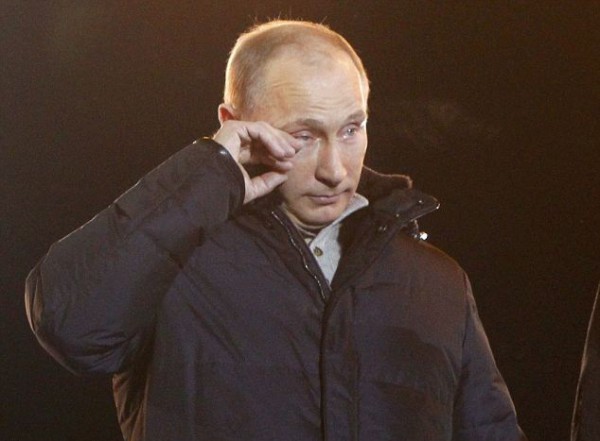 Путин плачет