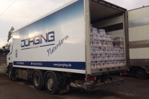 грузовик со спиртным