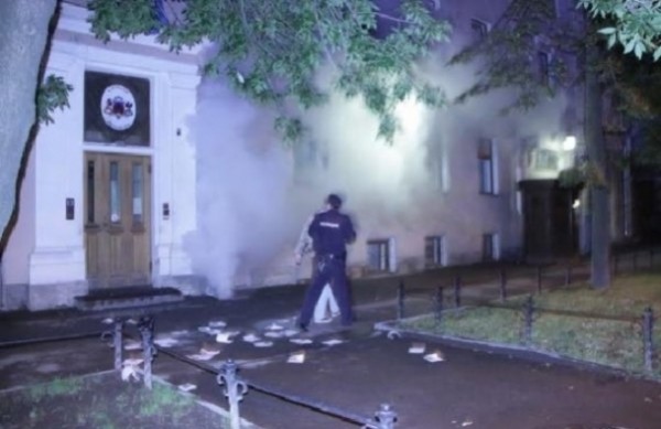 нападение на посольство Латвии