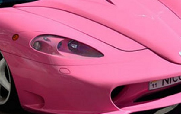 авто розовое