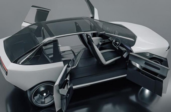 Apple Car, 3D-модель, электрокар